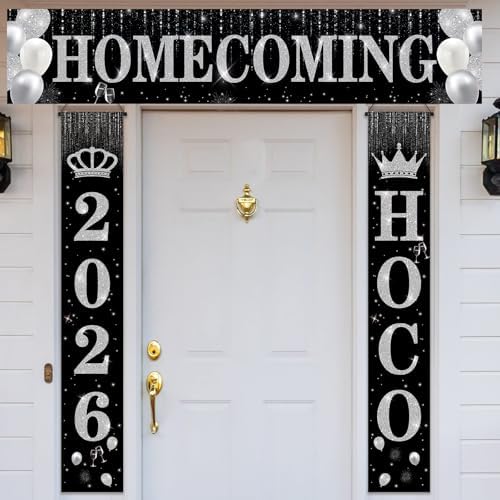 SmoothNovelty 3 Pcs Black 2026 Hoco Dance Banner by SmoothNovelty