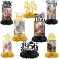 8 Pcs 70th Birthday Decoration for Women Table Honeycomb 70 Years Decor by MDCGFOD