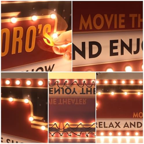 Large Wedding Bottle Service Sign, Personalized Wedding Entrance Props Led Marquee Sign for Reception, 22IN Custom Waterproof Light up Marquee Sign for Bridal Engagement Anniversary Nightclub Gift (Warm White 11) - Image 3