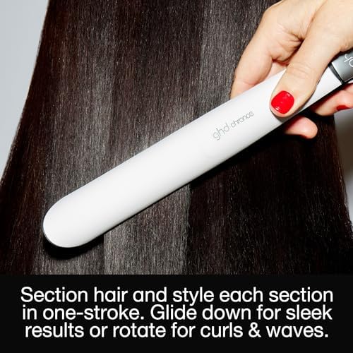 ghd Chronos 1" Styler Smart Flat Iron Hair Straightener, White - Image 3