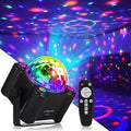 YINPKTEO Party Lights Disco Ball Light,Dj Disco Light Sound Activated LED Light 6 Colors for Home Room Dance Parties Birthday Karaoke Halloween Christmas Wedding Show Club Decorations by YINPKTEO