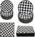180Pcs Race Car Party Supplies Paper Plates and Napkins Serve 60 by Hpscdyo