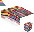 Tartaglia 12 Pack Mexican Table Runners 14x84 in Fiesta Party Decorations by Tartaglia