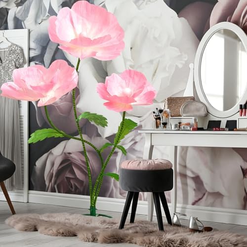 5.6 Ft Large Paper Flowers, Fake Flowers - Image 4