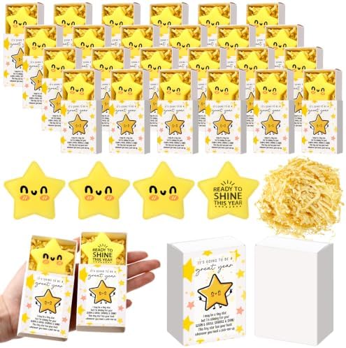Wettarn 24 Sets Back to School Gift for Students Star Balls by Wettarn