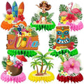 JULMELON 8Pcs Hawaiian Luau Party Decorations, Honeycomb Centerpieces by JULMELON