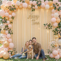 10x10 Dark Champagne Backdrop Curtain for Parties Wedding Baby Shower Wrinkle Free Photo Curtains Backdrop Drapes Fabric Decoration for Bridal Shower 5ft x 10ft,2 Panels by Tao-GePartyDecorations