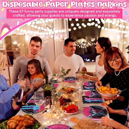 Hushee 96 Pcs Baseball Ice Cream Drip Plates Napkin Party Decoration, Black - Image 5
