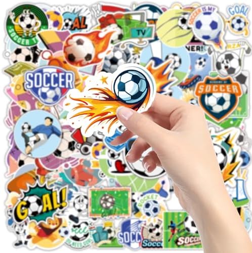 Soccer Party Favors - 100 PCS Soccer Stickers for Kids | 2026 World Game Cup Merchandise Gifts Activities Birthday Toys Games Crafts for Goodie Bags Gift Bags - Image 3