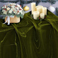 55 Yard Organza Fabric 44" Wide for Wedding Event Décor - Olive Green by MDS