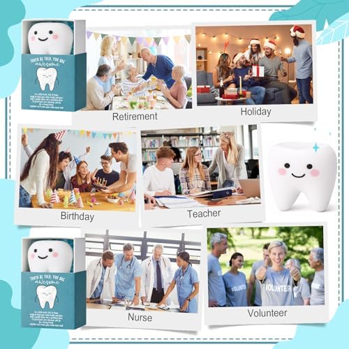 12 Sets Dental Gifts Tooth Toys with Boxes, You are Awesome Party Favors - Image 7