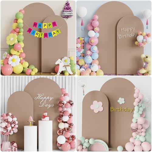 Wokceer Arch Backdrop Stand and Cover Set of 2, 7.2FT,6FT Arch with Cover - Image 5