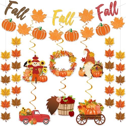 Fall Party Decorations Supplies - NO DIY,Fall Decorations for Home Office by Lairyan