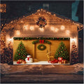 HOMETITUTE Trees Snowman Christmas Garage Banner 13x6ft by HOMETITUTE
