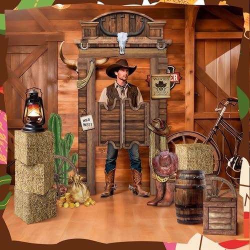 Colingmill 15 Pcs Western Cowboy Party Decorations Set for Cowgirl Birthday - Image 6