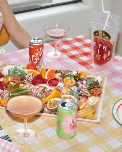 xo, Fetti Gingham Checkered Fabric Tablecloth 9ft | Camp Bachelorette Party - Image 4