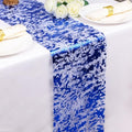 Royal Blue Table Runner, Glitter Metallic Foil Mesh Roll 100 Feet by Snowkingdom