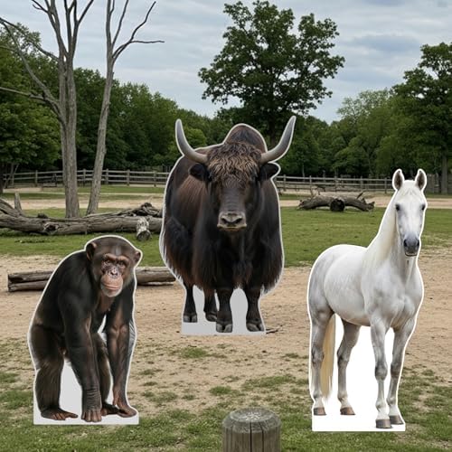 White Horse Life Size Cardboard Cutout, 6FT Standup, 1 PC - Image 5
