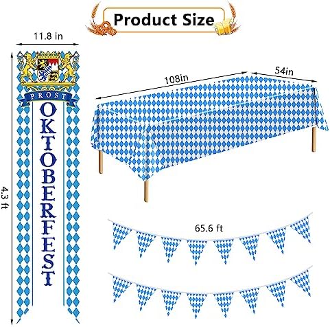 Oktoberfest Decorations Kit for German Beer Festival Theme Party - Image 2