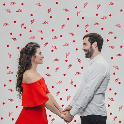 Valentine's Day confetti Red Love Heart Shape Table Scatters Confetti for Wedding Decoration Supplies Valentine's Day Confetti Party Sets - Image 6