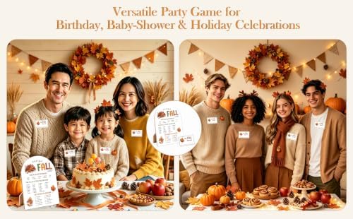 Autumn Party Icebreaker Wooden Sign, What's Your Fall Name Game - Image 5