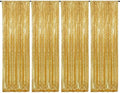 PartyDelight Gold Sequin Backdrop Curtains 2x8ft 4 Panels by PartyDelight