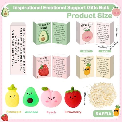 24 Sets Appreciation Fruit Gifts Inspirational Party Favors - Image 2
