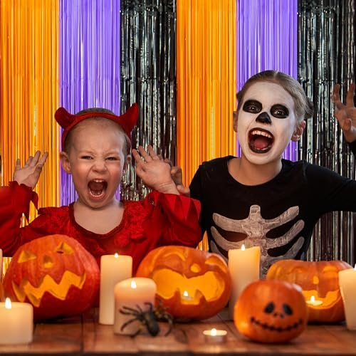 OHOME Halloween Decorations - Halloween Party Decorations | Trick or Treat Backdrop Banner for Wall Door | Halloween Birthday Party Favors Supplies Indoor Outdoor - Image 2