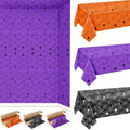 3 Rolls 100FT x 54IN Halloween Spiderweb Plastic Tablecloth with Cutter Box by COSINIA