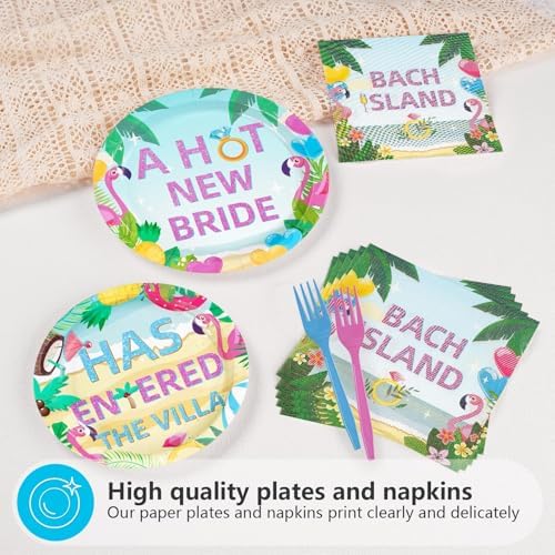 96Pcs Bach Island Bachelorette Party Decorations, Serve 24 - Image 4