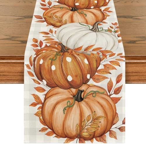 Artoid Mode 210 GSM Fall Table Runner Home Party Decor 13x108 Inch by ArtoidMode