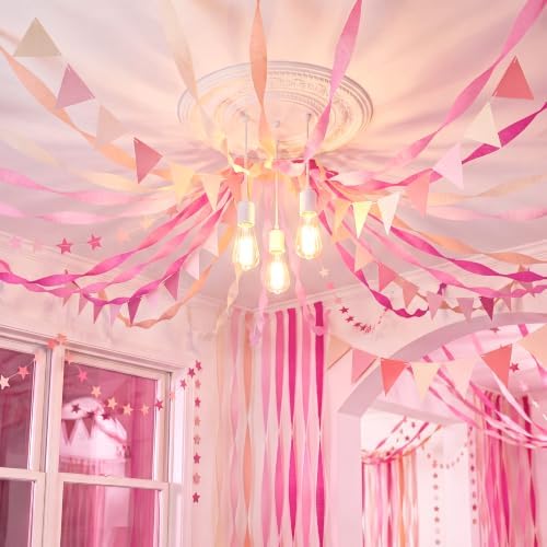 Frienda 14 Pcs Pink Party Decorations Set for Fancy Birthday Party by Frienda