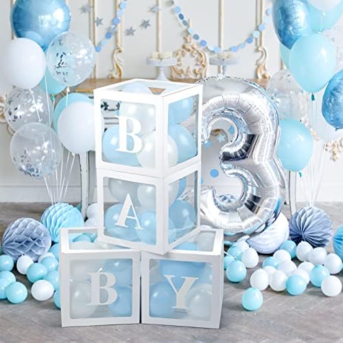 Voircoloria Baby Balloon Boxes with Letters, 4 Balloon Boxes - Image 5