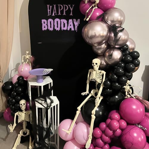 Pink Halloween Balloon Arch Garland Kit, Spooky Halloween Birthday Decor - Image 3