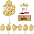 TONIFUL 6 Set Gold Balloon Stand Balloon Centerpieces for Table Decorations by TONIFUL