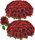 HyeFlora 30 PCS Red Roses Artificial Flowers, Fake Roses with Stem Realistic Silk Roses for Wedding Bouquets Table Centerpieces Arrangements Baby Shower Home Decor Anniversary Birthday Gift for Her by HyeFloraartificialflowers