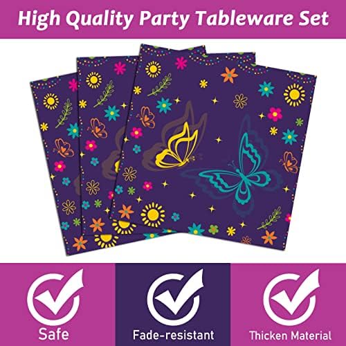 gisgfim 50 Guests Magic Movie Birthday Party Supplies Set Magic Movie Party Decoration Magic Movie Party Tableware Paper Plates Napkins for Boy Girl Birthday 200 PCS - Image 4