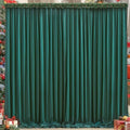8x10FT Hunter Green Backdrop Curtains for Wedding Parties, Wrinkle Free Polyester Photography Backdrop Drapes for Christmas Birthday Parties Stage Background Stand Decorations 4x10ft,2 Panels by Partisky
