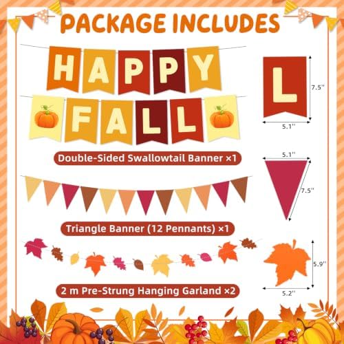Pre-Strung Fall Decorations for Home Fall Party Decorations - Image 2