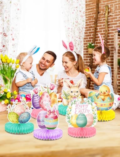 Easter Centerpieces for Tables,Colorful Easter Table Decorations - Image 3