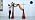 Pack of 2 Wedding Arch Drape Panel Fabric 30" x 20ft - Ivory - Image 7