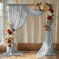 Pack of 1 Wedding Arch Drape Panel Fabric 30" x 20ft - Grey by MDS