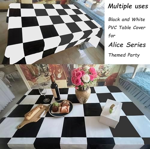 Alice Party Decorations,Trunk or Treat Car Decorations Kit for SUV ,Wonderland Backdrop&Queen of Hearts Solider Stand Cards for Themed Tea&Birthday Party Costume Kits - Image 7