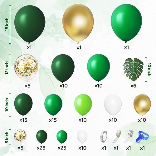 Amandir 163Pcs Jungle Party Balloons Garland Arch Kit - Image 3