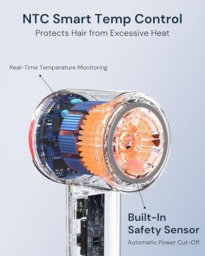 High-Speed Hair Dryer Blow Dryer with Diffuser and Concentrator - Image 5