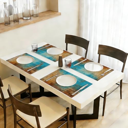 Farmhouse Placemats Set of 4, Outdoor Party Kitchen Table placemats Decor - Image 6