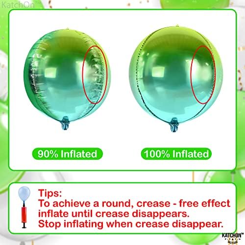 KatchOn Green Balloons - 22 Inch, Pack of 6, Green Party Decorations - Image 4