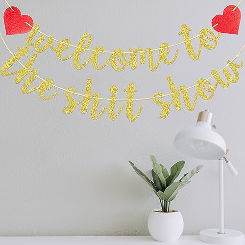FOZEE Welcome to the Shit Show Banner, Funny Party Decor - Image 6
