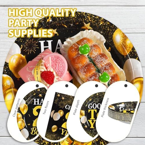 Grencian 96 Pcs Happy 20th Birthday Party Decorations, Serves 24 - Image 6