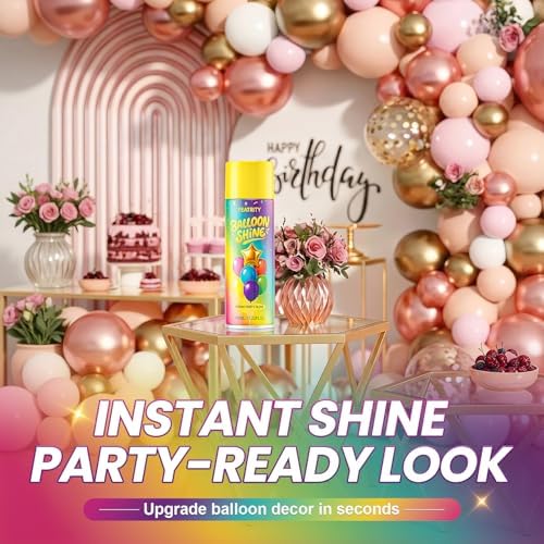 Balloon Shine Spray for Balloons : 15 oz High-Gloss Finish - Image 4